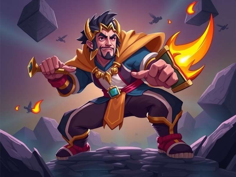 Peak Pouncer Hero combat strategy illustration