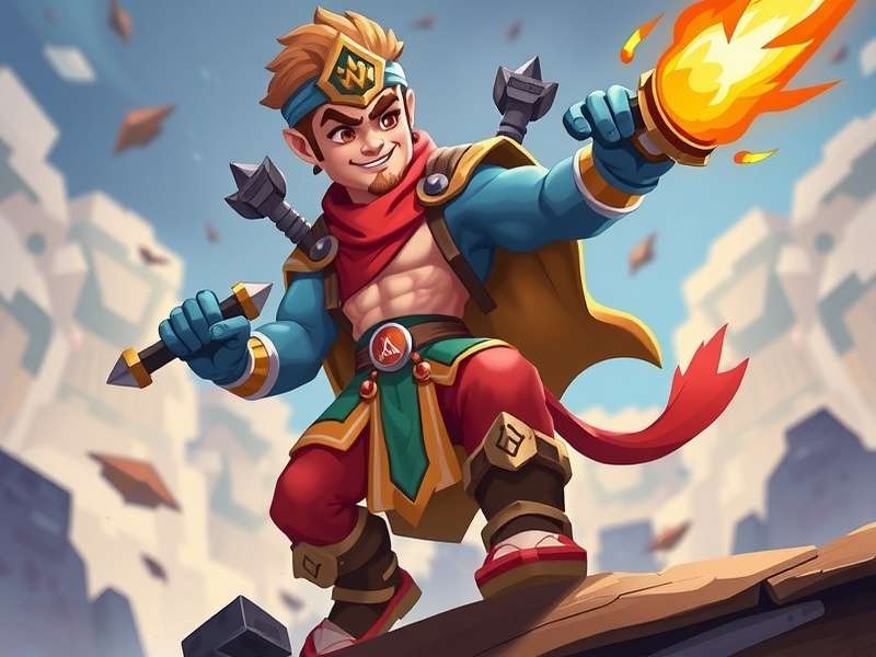 Vikram character from Peak Pouncer Hero