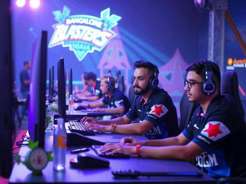 Indian Premier Bash gaming stations and competition setup