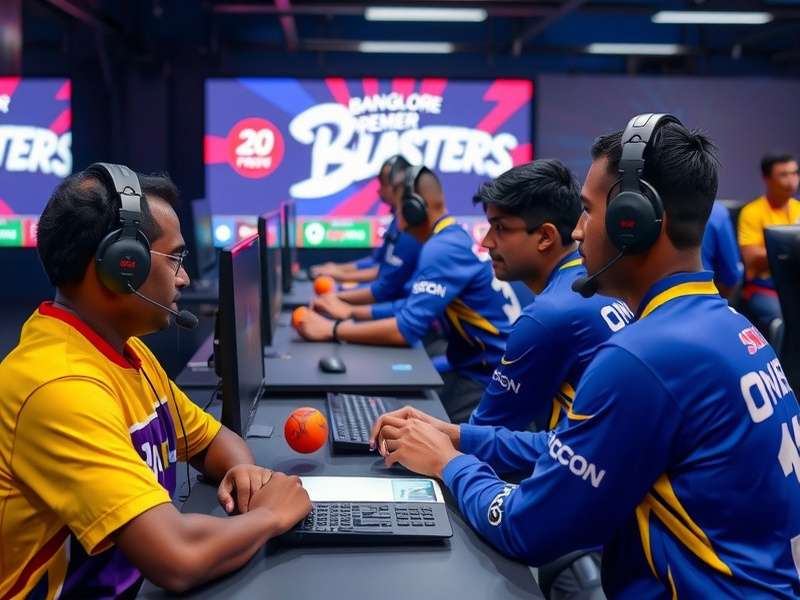 Bangalore Blasters team in action