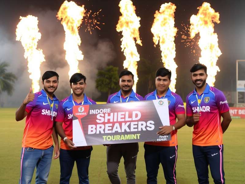 Indore Shield Breakers tournament victory celebration
