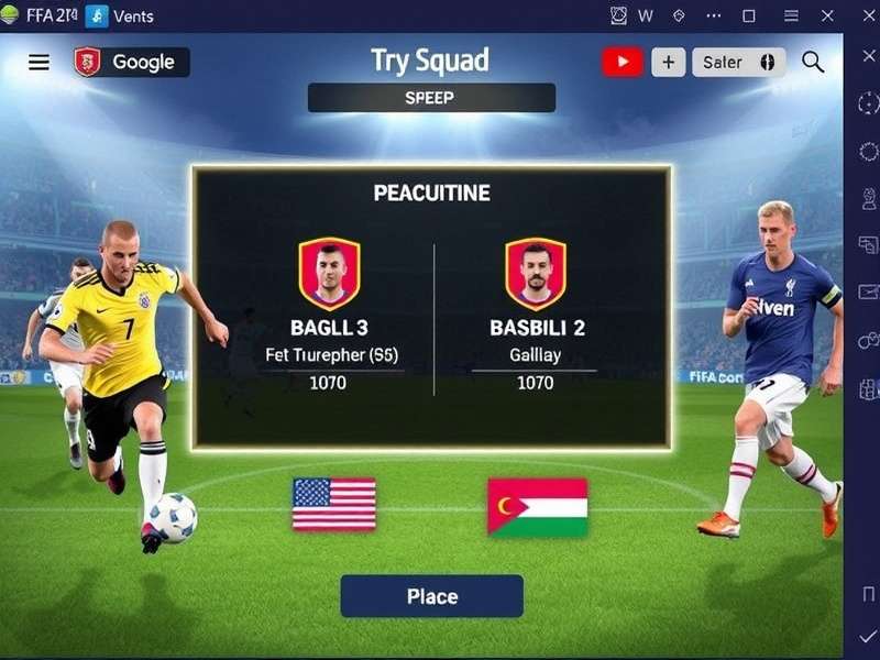 FIFA Mobile 24 Ultimate Team Squad Builder featuring high OVR players