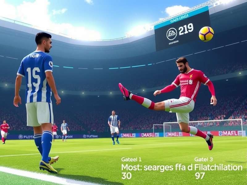 FIFA Mobile gameplay on a smartphone showcasing Indian player