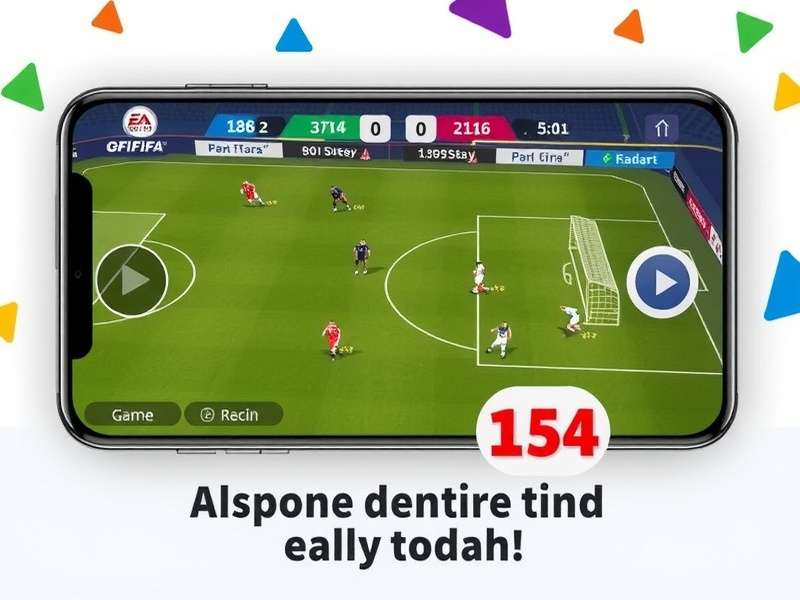 FIFA Mobile Gameplay on Mobile Phone