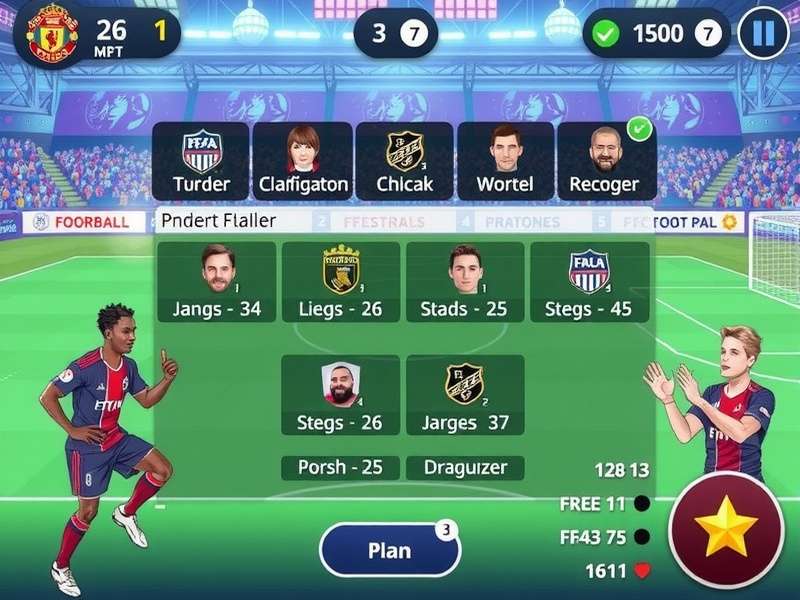 FIFA Mobile gameplay on a smartphone showing a dramatic match moment