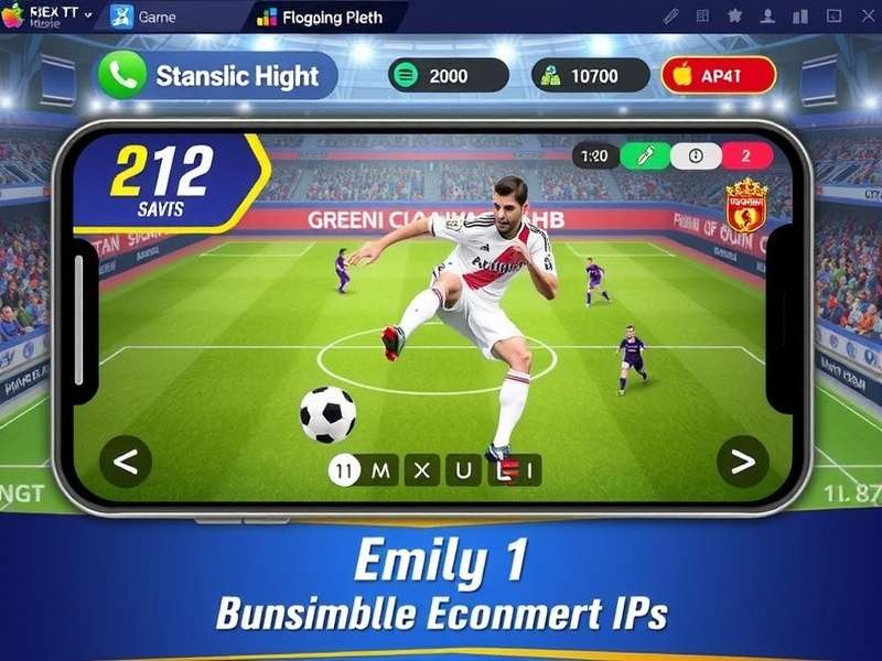 FIFA Mobile gameplay screenshot showing an intense match