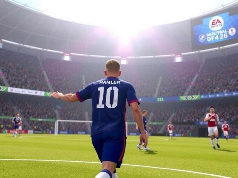 FIFA Mobile gameplay screenshot showing intense match action