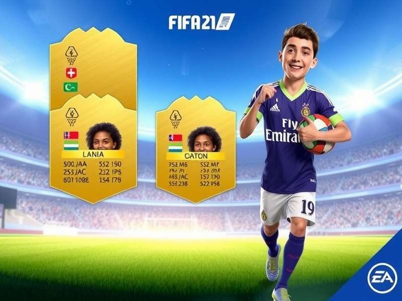 FIFA Mobile game screen showing player packs and rewards
