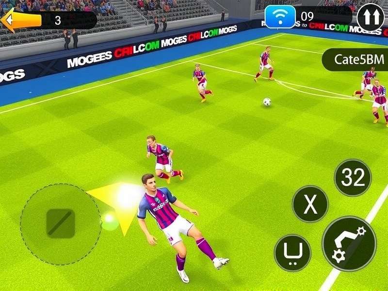 FIFA Mobile gameplay on a smartphone