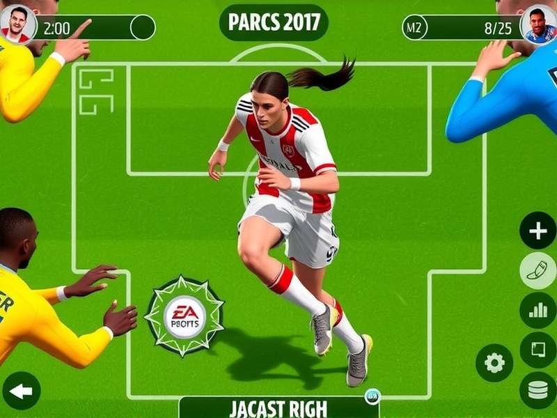 FIFA Mobile squad building interface