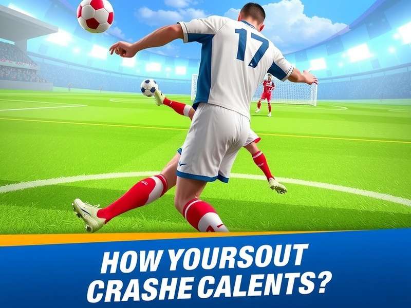 FIFA Mobile gameplay on a smartphone showing a match in action