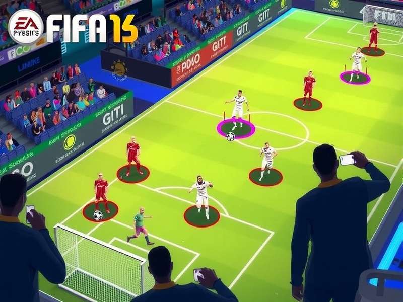 FIFA Mobile gameplay action on mobile screen showing Indian player squad