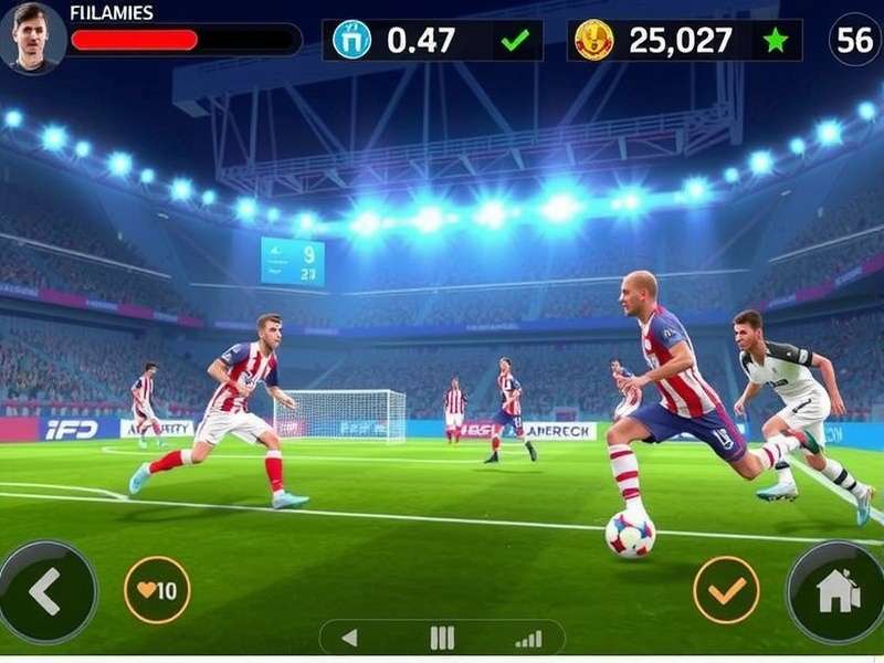 FIFA Mobile FC Game Mode action shot with Indian players