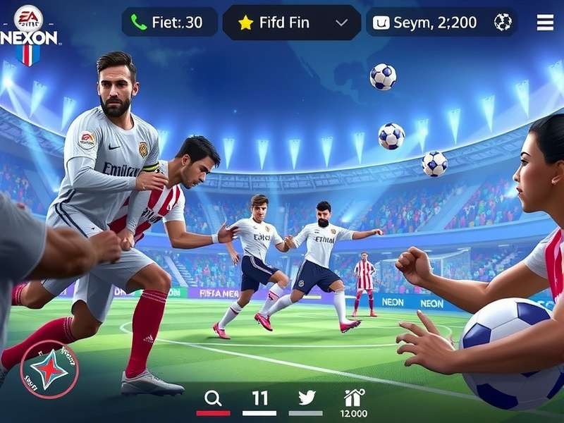 FIFA Mobile Nexon Nh T B N – banner showing Japanese server edition with Indian player community