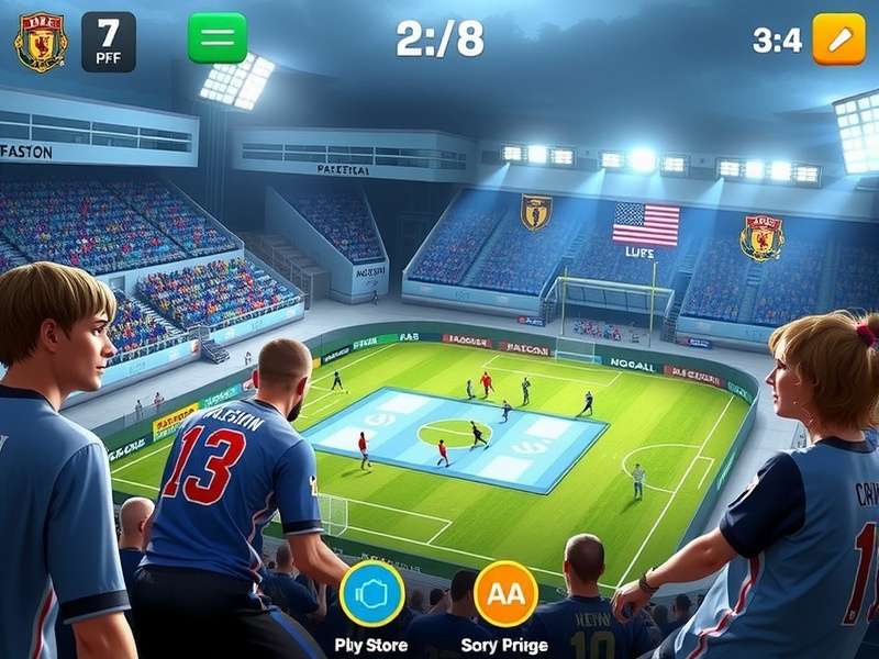 Indian gamer playing FIFA Mobile on smartphone with intense focus